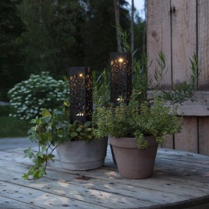 Zestaw 2x lampa solarna ogrodowa LED wbijana IZOLA