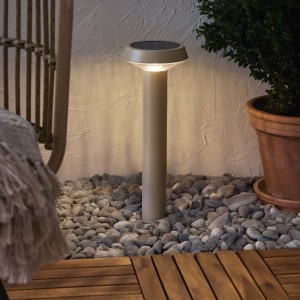 Lampa solarna słupek ogrodowy LED wbijana CASA