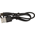 Kabel USB do ładowania lamp LED z wtykiem micro USB i USB-A.