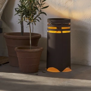 Lampa ogrodowa stojąca LED solarna i ładowana z USB MARRON