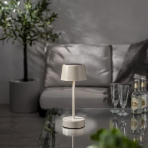 Lampa stołowa ogrodowa LED solarna SOLEI