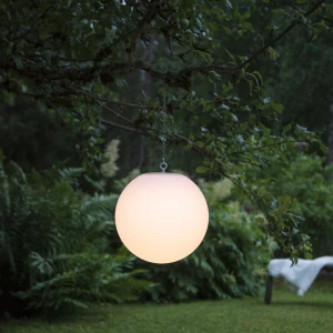 Lampa solarna ogrodowa wisząca LED GLOBY 35-70 lm