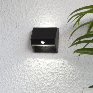 Kinkiet solarny ogrodowy LED WALLY czujnik ruchu 5-50 lm