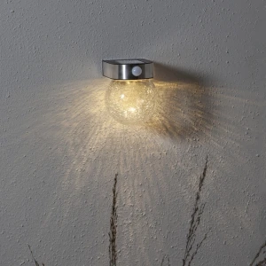 Kinkiet solarny ogrodowy LED GLORY czujnik ruchu 5-100 lm