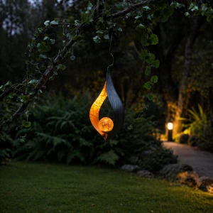 Dekoracja solarna ogrodowa LED wisząca Melilla