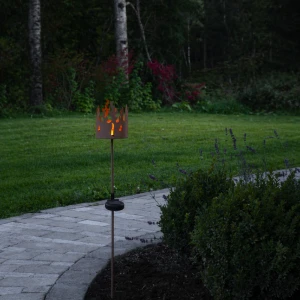 Ogień solarna dekoracja ogrodowa LED wbijana Torchy