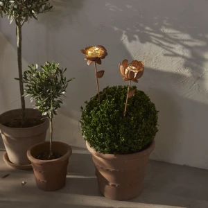 Zestaw 2x solarna dekoracja ogrodowa LED Kwiaty OXIDA