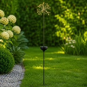 Dekoracja solarna ogrodowa Sztuczne Ognie LED wbijana FIREWORK®