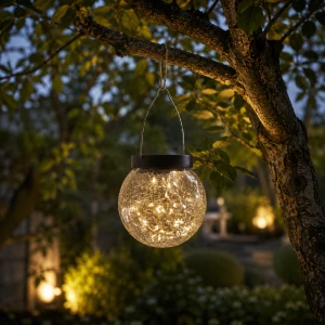 Dekoracja solarna ogrodowa LED wisząca Glory