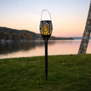 Lampion solarny ogrodowy LED FLAME efekt płomienia 3w1 uniwersalny montaż