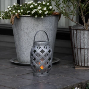 Lampion solarny ogrodowy LED Flame efekt płomienia