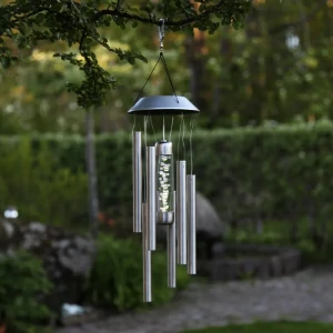 Dzwonek Wietrzny solarna dekoracja ogrodowa LED Bubbly