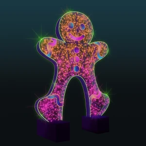 Dekoracja świąteczna iluminacja LED Brama Kolorowy Ciastek 3D AM-140081