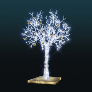 Dekoracja świąteczna iluminacja LED Zimowe Drzewo 3D 5,5m wysokości AM-145029