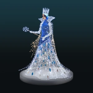 Dekoracja świąteczna iluminacja wolnostojąca LED Królowa Śniegu 3D AM-146264