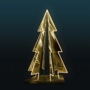 Dekoracja świąteczna iluminacja LED Choinka Modern 3D 2,5m wysokości AM-160226