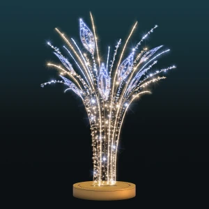 Dekoracja świąteczna iluminacja LED Lodowa Fontanna 3D 3,2m wysokości AM-153262
