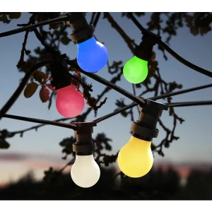 Girlanda ogrodowa z żarówkami LED Multikolor modułowa SYSTEM CONNECTA