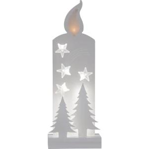 Scenka świąteczna drewniana świeca z dwoma choinkami Led GRANDY 36cm EGLO