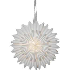 Gwiazda wisząca biała CRYSTAL 50cm Outlet