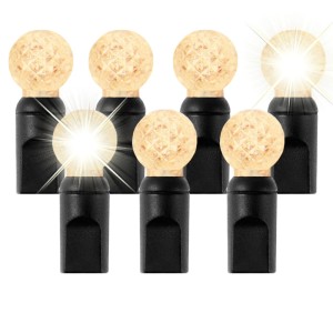 Profesjonalne lampki choinkowe LED Białe Ciepłe FLASH IP67