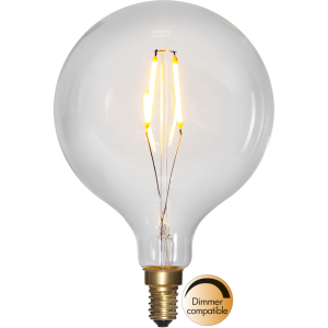 Żarówka LED E14 1,5W G95 SOFT GLOW 2100k ściemniana Ra90