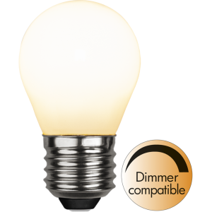 Żarówka LED E27 5W G45 OPAQUE FILAMENT 3000k ściemniana Ra90