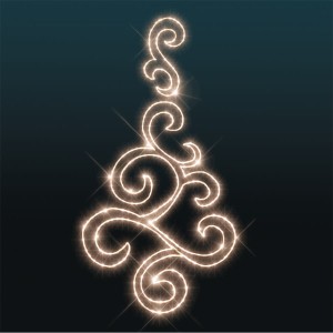 Dekoracja Latarniowa iluminacja LED Ornament 2D 2,8m wysokości AM-100241