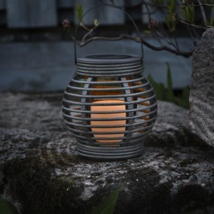 Lampion solarny ogrodowy LED Rotang