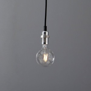 Sznur FADE z ozdobną oprawką E14 Chrome