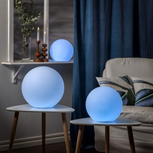 Kula LED RGB-W 30 cm na pilota TWILIGHTS akumulatorowa IP44