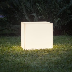 Dekoracja ogrodowa podświetlana Kostka SQUARE