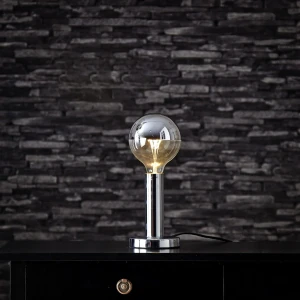Lampa stołowa metalowa E27 GLANS 2 chrom