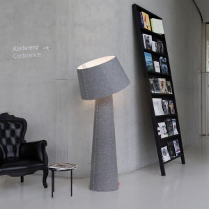 Lampa podłogowa ALICE XL filcowa 172cm E27
