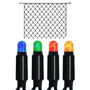 Siatka LED 2m x 2m multikolor niskonapięciowa 24V z możliwością łączenia