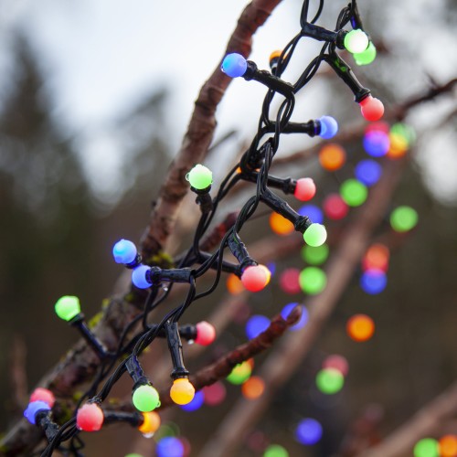 Lampki choinkowe Led BERRY MINI 300 kulek 6m sterownik i timer ...