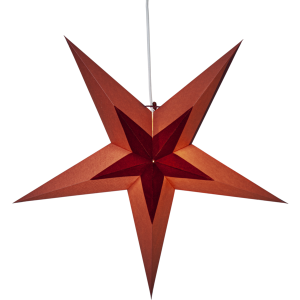 Gwiazda wisząca czerwona DIVA 60cm