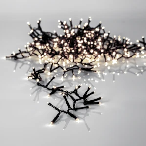 Lampki choinkowe LED bardzo gęste 540 diod 11m Białe Ciepłe 3000k