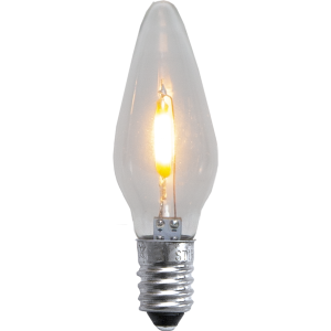 Zestaw 3x żarówka LED do świecznika adwentowego E10 0,5W 23-55V AC/DC 1900K  Biała ciepła