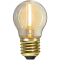 Żarówka LED G45 o mocy 0,8W z serii Soft Glow. Ciepła barwa światła 2100k.