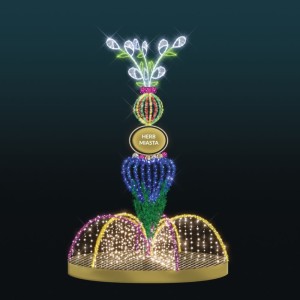 Iluminacja świąteczna wolnostojąca LED Palma Wielkanocna 3D AM-123483