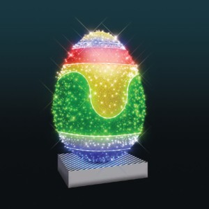 Iluminacja świąteczna LED Pisanka Wielkanocna 3D 2,6m wysokości AM-126951