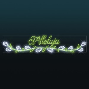 Iluminacja świąteczna uliczna elewacyjna LED Przewieszka z Baziami 2D AM-103187