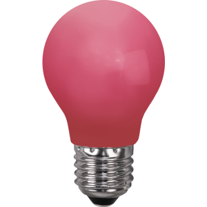 Żarówka LED E27 0,9W A55 Czerwona Plastikowa