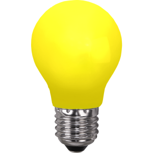 Żarówka LED E27 0,9W A55 Żółta Plastikowa