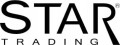 Logo Star Trading – producent dekoracyjnego oświetlenia LED, znany z wysokiej jakości produktów do domu i ogrodu.