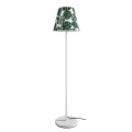 Lampa stojąca SWAP LED 150 cm z zielonym kloszem, okrągłą podstawą i oprawką E27.