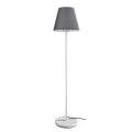 Lampa stojąca SWAP LED 150 cm w kolorze szarym z okrągłą podstawą i oprawką E27.