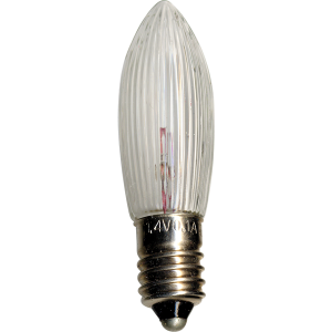 Zestaw 3x żarówka do świecznika adwentowego E10 1,8W 24V AC