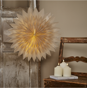 Gwiazda wisząca beżowa DIS 50cm